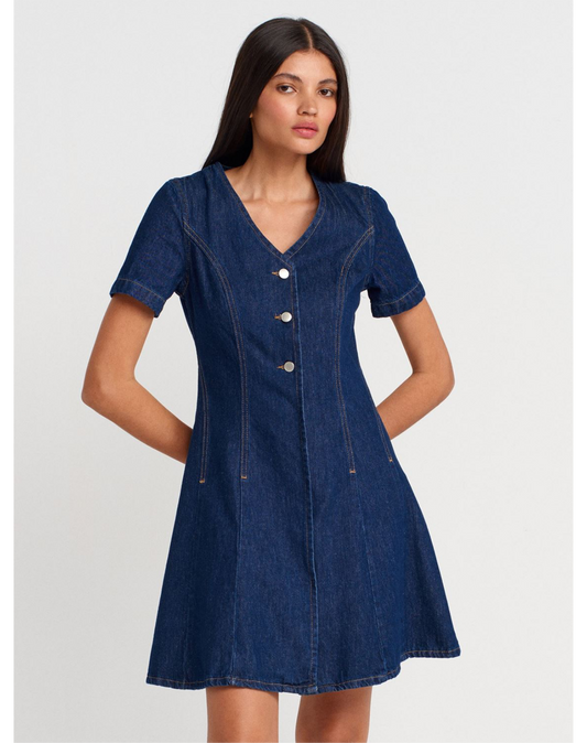 ჯინსის კაბა